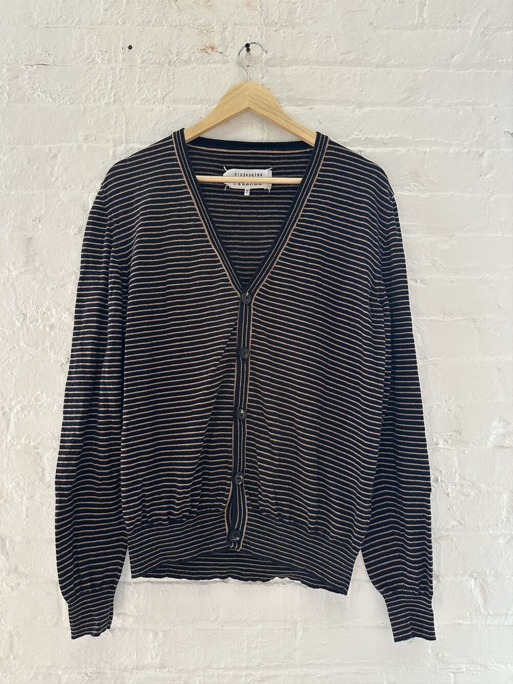 Maison Margiela Striped Cardigan